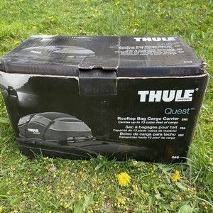Thule Quest 846 Roof Top Cargo 40 X 32 X 18 w/ Straps Carrying Bag Instructions